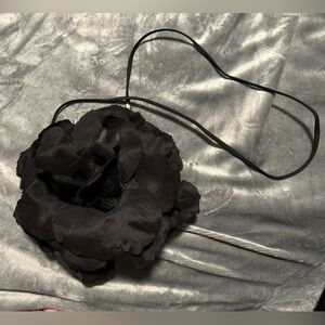 Chic Black Floral Headband